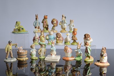 Lot 232 - Twenty Two John Beswick Beatrix Potter figures