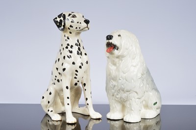 Lot 242 - Two large Beswick Dogs
