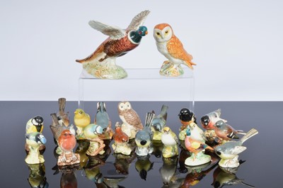 Lot 251 - A collection of twenty-one assorted Beswick birds