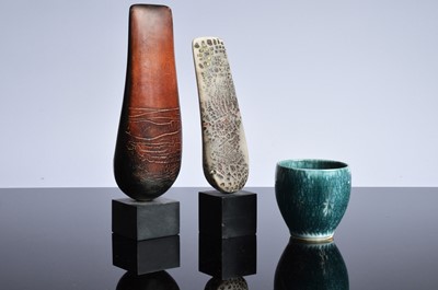Lot 295 - Three items of studio pottery