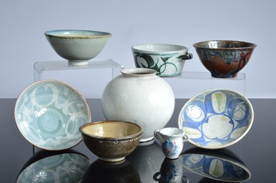 Lot 301 - Seven items of studio and other ceramics