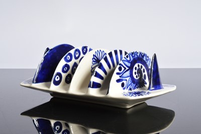 Lot 307 - A modern porcelain toastrack