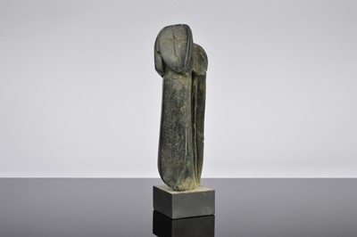 Lot 314 - Peter Hayes (born 1946) pottery and slate stylised form