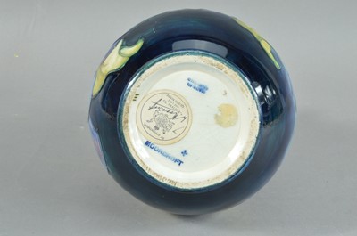 Lot 20 - A Moorcroft pottery baluster vase