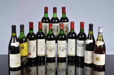 Lot 346 - A collection of thirteen bottles of various red wines