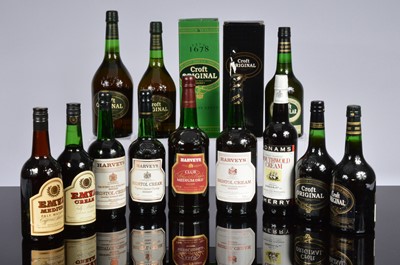 Lot 350 - A collection of fourteen bottles of Sherry