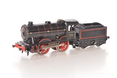 Lot 12 - Hornby 0 Gauge No.1 special Loco & Tender LMS lined black