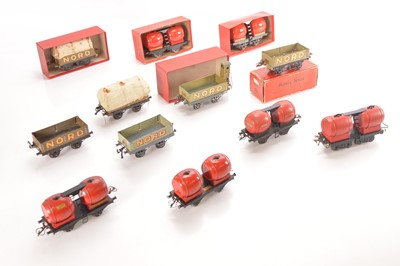 Lot 26 - French Hornby 0 Gauge group of Goods wagons (12)