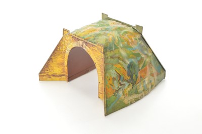 Lot 45 - Hornby 0 Gauge tinprinted Tunnel