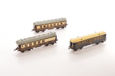 Lot 56 - Hornby 0 Gauge group of Passenger coaches (3)