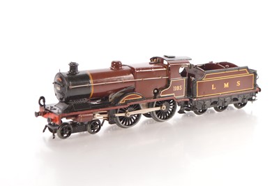 Lot 68 - Hornby 0 Gauge No.2C Special Loco & Tender LMS lined maroon 'Compound'