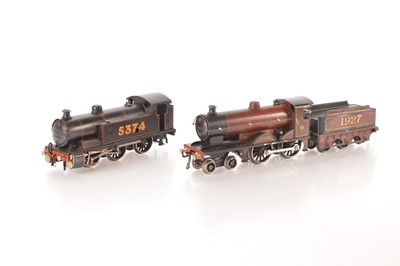 Lot 89 - Bassett-Lowke  0 Gauge pair of Clockwork Locomotives (2)