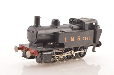 Lot 93 - A kit- or scratch-built 0 Gauge electric (3-rail) LMS 0-6-0 'Dock Tank'