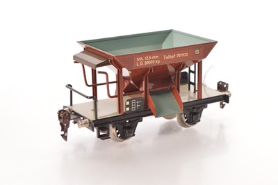 Lot 117 - Hehr Marklin Replica O Gauge Ref: 17670 Talbot Hopper Wagon