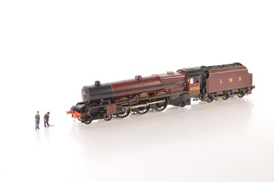 Lot 196 - Unknown make Kitbuilt 0 Gauge Finescale 4-6-2 Loco & Tender LMS lined Maroon Princess Royal class 'Princess Marie Louise'