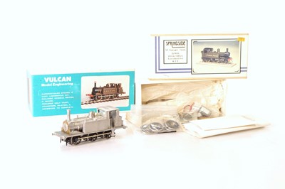 Lot 204 - Springside/Vulcan pair of Locomotive Kits and part built kits (2)