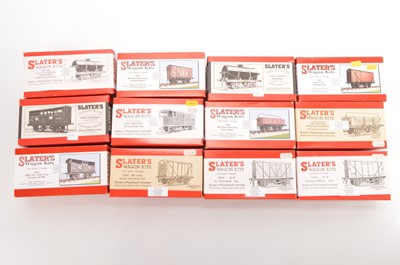 Lot 207 - Slaters 0 Gauge Wagons Kits (12)