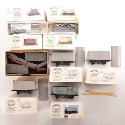 Lot 208 - Parkside Dundass 0 Gauge wagon kits (9)