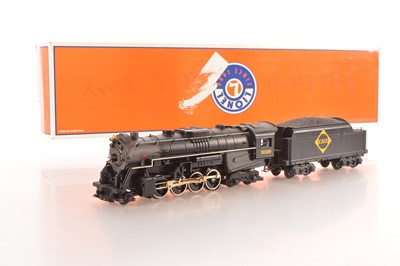 Lot 215 - Lionel Modern issue 0 Gauge Ref: 6-28665 2-8-4 Loco & Tender Erie Berkshire