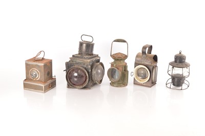 Lot 234 - WWII and Other Railway Lamps (5)