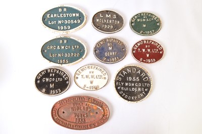 Lot 239 - Cast Iron Works Plates (10)