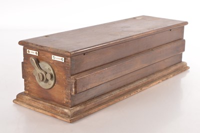 Lot 242 - Oak cased Switching Out Block Instrument