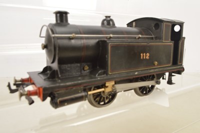 Lot 261 - A Bing/Bassett-Lowke Gauge 1 re-motored electric '112' Tank Locomotive