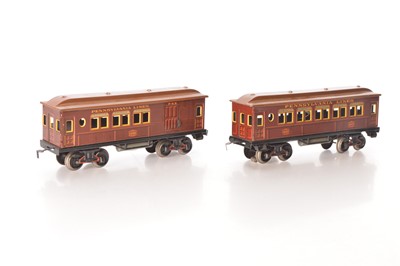 Lot 267 - Bing Gauge 1 American outline Pennsylvania Lines Passenger cars (2)