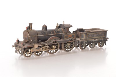 Lot 276 - Bing Gauge 3 (2.5 inch Gauge) 4-4-0 Loco & Tender LNWR lined black 'King Edward'