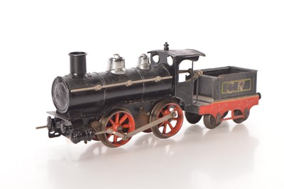 Lot 284 - Marklin Gauge 1 Early 0-4-0 Loco & Tender