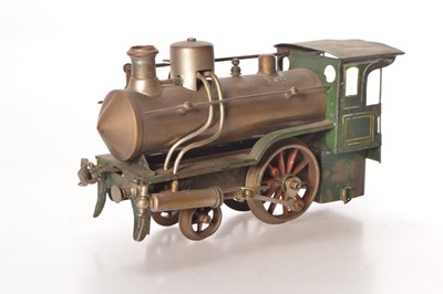 Lot 285 - Schoenner Gauge 1  2-2-0 Stork Leg Loco (Note Loco only)