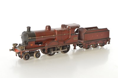 Lot 291 - Marklin Gauge 1 Ref: E65/13021 4-4-0 Loco & Tender LMS lined maroon class 2P
