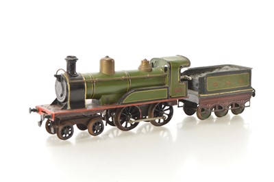Lot 293 - Bing Gauge 1 4-4-0 Loco & Tender GNR lined green