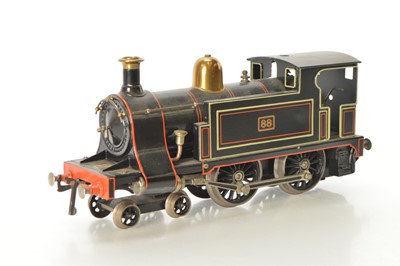 Lot 295 - Bing Gauge 1 4-4-0 LNWR lined black North London Tank Loco