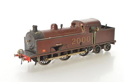 Lot 296 - Marklin Gauge 1 0-6-4 LMS lined Maroon 'Flatiron'