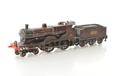 Lot 304 - Bing for Bassett-Lowkey Gauge 1 4-4-0 Loco & Tender Midland maroon 'Compound'