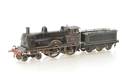 Lot 305 - Bing Gauge 1 4-4-0 Loco & Tender LNWR lined black 'Black Prince'