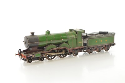 Lot 307 - Bing for Bassett-Lowke Gauge 1 4-4-2 Loco & Tender GNR lined green 'Atlantic'