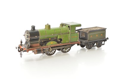 Lot 308 - Carette Gauge 1 0-4-0 Loco & Tender GNR (Great Northern Railway) lined green