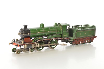 Lot 312 - Marklin Gauge 1 4-4-0 Loco & Tender GNR (Great Northern Railway) lined green