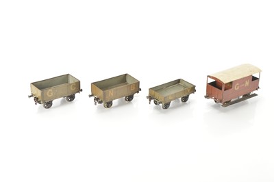 Lot 319 - Carette Gauge 1 Goods wagons (4)
