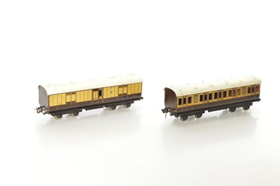 Lot 320 - Carette Gauge 1 pair of LNWR Passenger coaches (2)