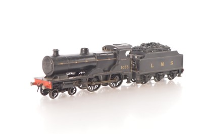 Lot 331 - unknown make Gauge 1 4-4-0 Loco & Tender LMS black 'Compound'