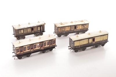 Lot 353 - Bing Gauge 2 (re-Gauged to Gauge 1) group of LNWR Passenger coaches (12)