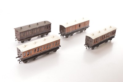 Lot 354 - Bing Gauge 2 (re-Gauged to Gauge 1) group of LSWR/SR Passenger coaches (12)