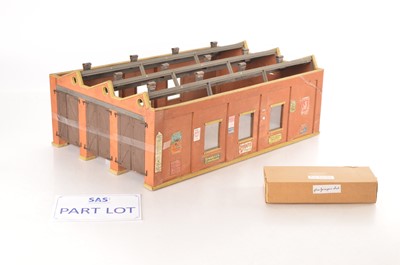 Lot 355 - Bassett-Lowke Gauge 1 3 road Engine shed and Goods Depot (3)