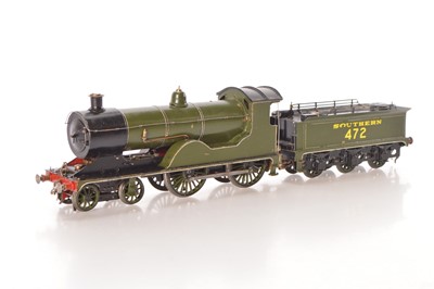 Lot 356 - Scratch built Gauge 1 4-4-0 Loco & Tender Southern class T9
