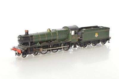 Lot 361 - San Cheng (China) Gauge 1 Modern issue 4-6-0 Loco & Tender GWR lined green Hall class 'Wyke Hall'