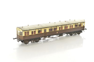 Lot 364 - Tower models Finescale Brass (China) Gauge 1 Modern issue GWR Autocoach