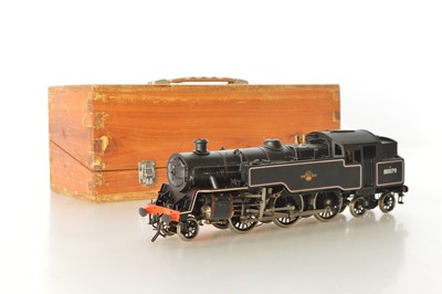 Lot 374 - Accucraft or similar G Gauge (1/32 scale - 45mm)  2-6-4 BR lined black class 4MT Tank loco